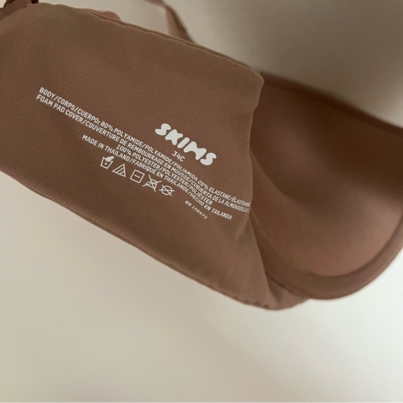 Skims NWOT “Push Up Demi Bra” (34C in Sienna) - Picture 6 of 6